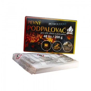 PEVNÝ PODPALOVAČ Petrolejový 200g 48ks